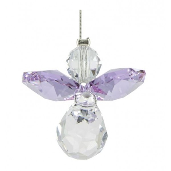 ANGE SWAROVSKI AMETHYSTE CLAI/JUIN 2,5cm