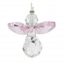 ANGE SWAROVSKI QUARTZ ROSE/OCTOBRE 2,5cm