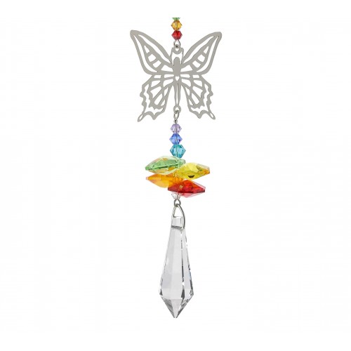 FANTAISIE CRISTAL FEE PAPILLON 12,5cm