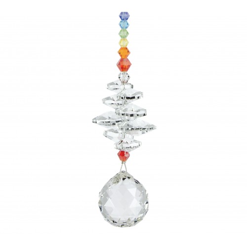 CASCADE CRISTAL CHAKRAS/GM BOULE 3cm