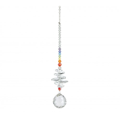 CASCADE CRISTAL CHAKRAS/GM BOULE 3cm