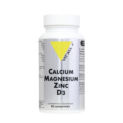 VIT&#039;ALL+ CALCIUM MAGNESIUM ZINC D3 90 COMPRIMES