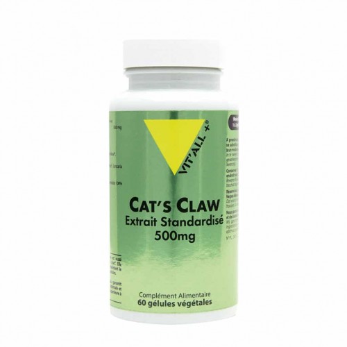 VIT&#039;ALL+ CAT&#039;S CLAW 500 MG 60 GELULES VEGETALES