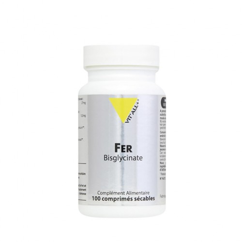 VIT&#039;ALL+ FER BISGLYCINATE 100 COMPRIMES SECABLES