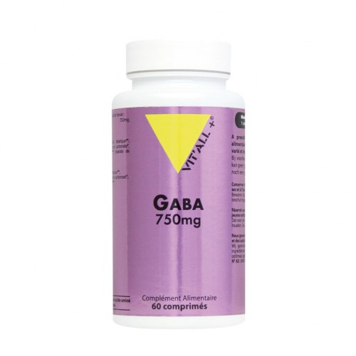 VIT&#039;ALL+ GABA 750 MG 60 COMPRIMES