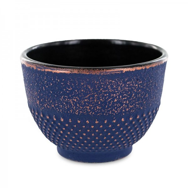 TASSE FONTE CHINOISE BLEU & BRONZE 15cl