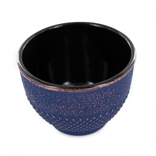 TASSE FONTE CHINOISE BLEU &amp; BRONZE 15cl