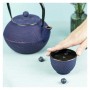 TASSE FONTE CHINOISE BLEU & BRONZE 15cl