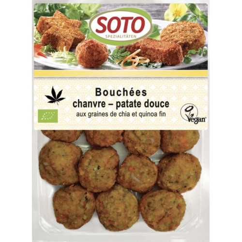 BOUCHEES CHANVRE PATATE DOU VEGAN 180g