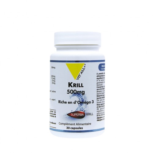 VIT&#039;ALL+ KRILL 500 MG 60 CAPSULES