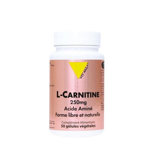 L-CARNITINE 250 mg -50 gélules végétales