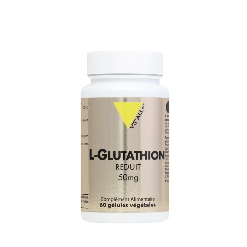 VIT&#039;ALL+ L-GLUTATHION REDUIT 50 MG 60 GELULES VEGETALES