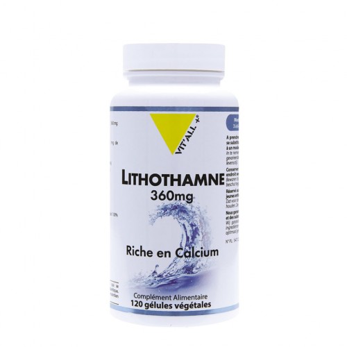 VIT&#039;ALL+ LITHOTHAMNE 360 MG 120 GELULES VEGETALES