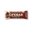 LIFEBAR CRU CHOCO GREEN PROTEIN 20% 47g