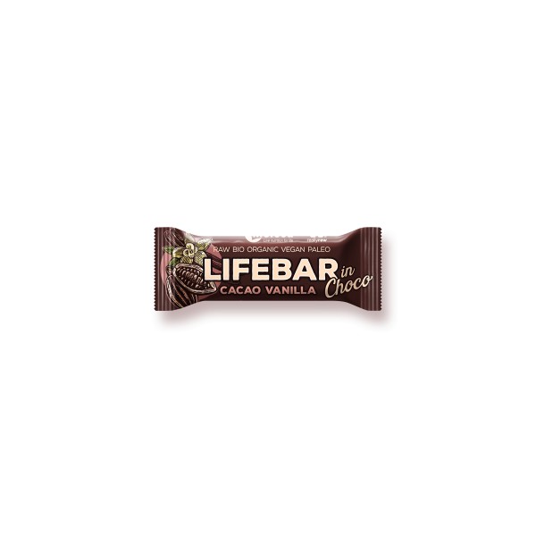 LIFEBAR CRU CHOCO VANILLE 40g