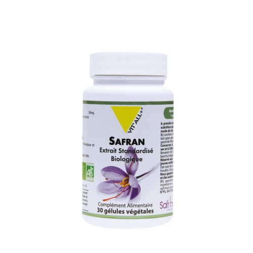 VIT&#039;ALL+ SAFRAN 30 GELULES VEGETALES