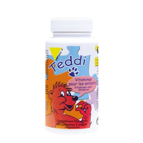 VIT&#039;ALL+ TEDDI VITAMINES 60 COMPRIMES A CROQUER