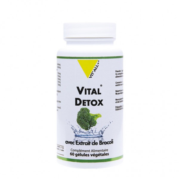 VIT'ALL+ VITAL DETOX 60 GELULES VEGETALES