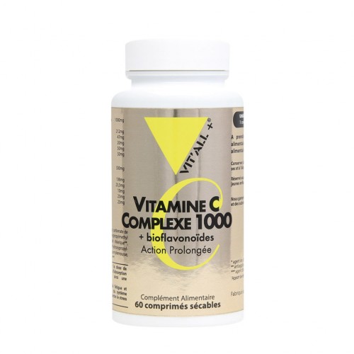 VIT&#039;ALL+ VITAMINE C COMPLEXE 1000 ET BIOFLAVONOIDES 60 COMPRIMES SECABLES