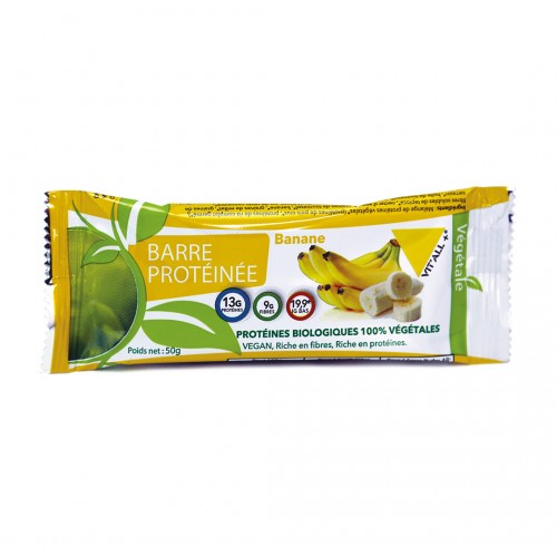 VIT&#039;ALL+ BARRE PROTEINEE BANANE 50 G