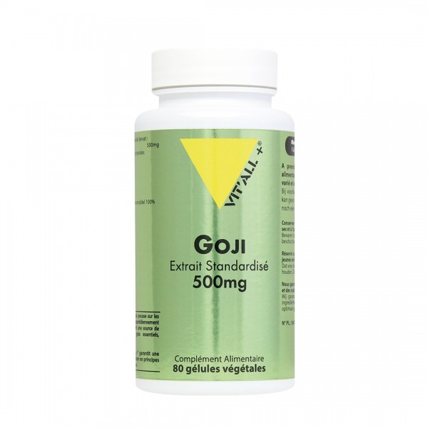 VIT'ALL+ GOJI 500 MG 80 GELULES VEGETALES