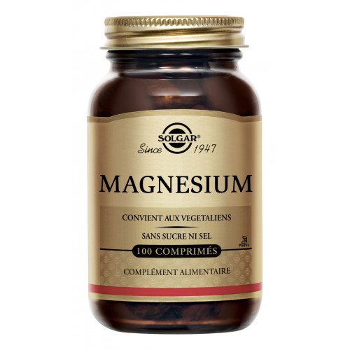 SOLGAR MAGNESIUM 100 COMPRIMES