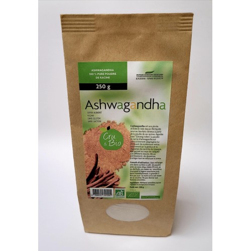 ASHWAGANDHA PURE poudre de racines 250g