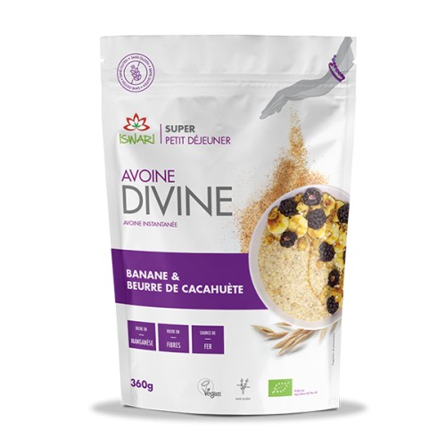 AVOINE DIVINE CACAHUETE BANANE 360g