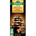 CHOCOLAT NOIR AMANDES CARAMELISEES 200g