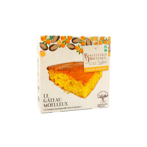 GATEAU AMANDE/ORANGE SS GLUTEN/LAIT 225g