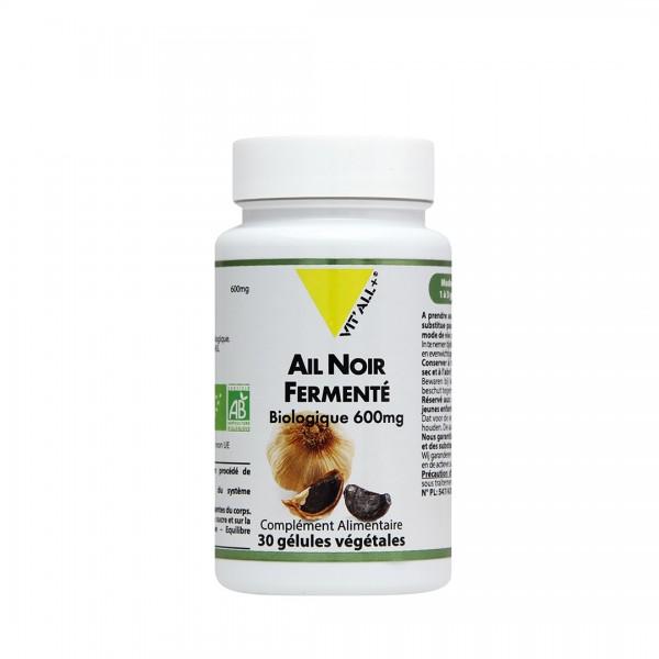 AIL NOIR FERMENTE BIO 600mg 30 gélules