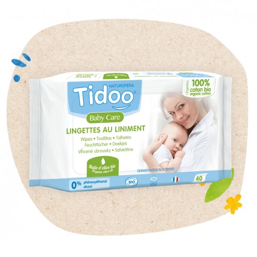 LINGETTES BEBE BABY WIPES LINIMENT (x50)