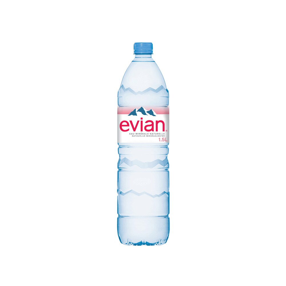 Bouteilles en verre 1L - Evian