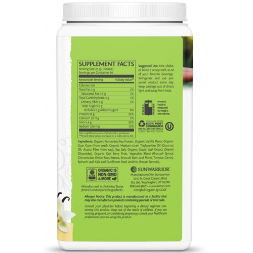 CLEAN GREENS &amp; PROTEINS VANILLA 750g