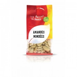 Amandes blanches mondées Espagne 125 gr