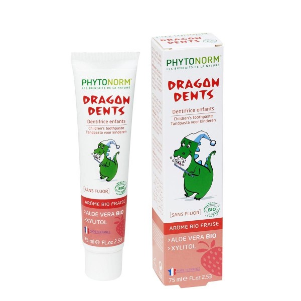 DRAGONDENTS bio fraise dentifrice enfant