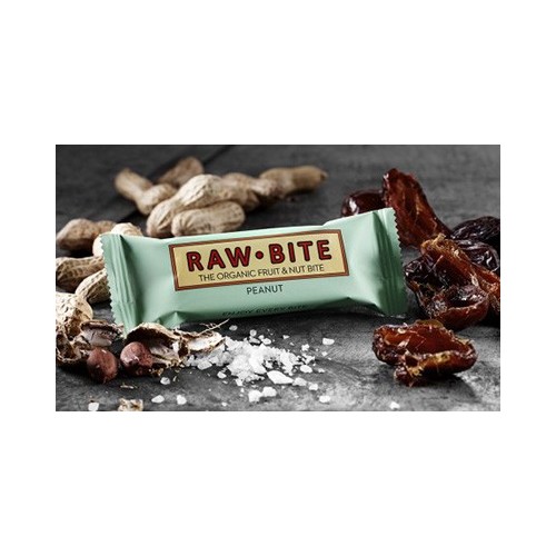 BARRE RAW BITE PEANUT CACAHUETES 50g