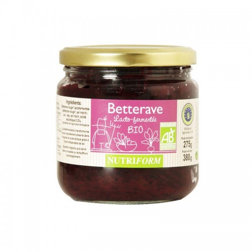 BETTERAVE ROUGE LACTO FERMENTEE 380g