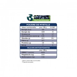 Superfruit Myrtille poudre 60 gr