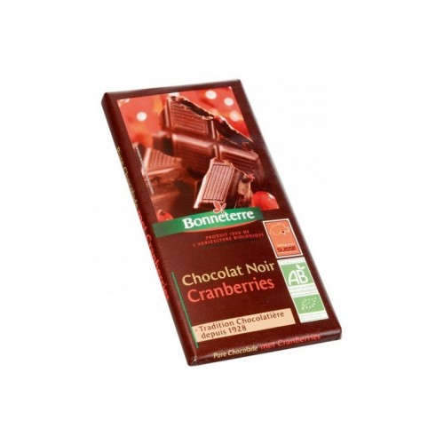 CHOCOLAT NOIR CRANBERRIES 100g