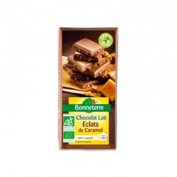 CHOCOLAT LAIT ECLATS DE CARAMEL